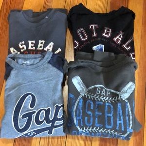 Boys GAP and Children’s Place long sleeve shirts